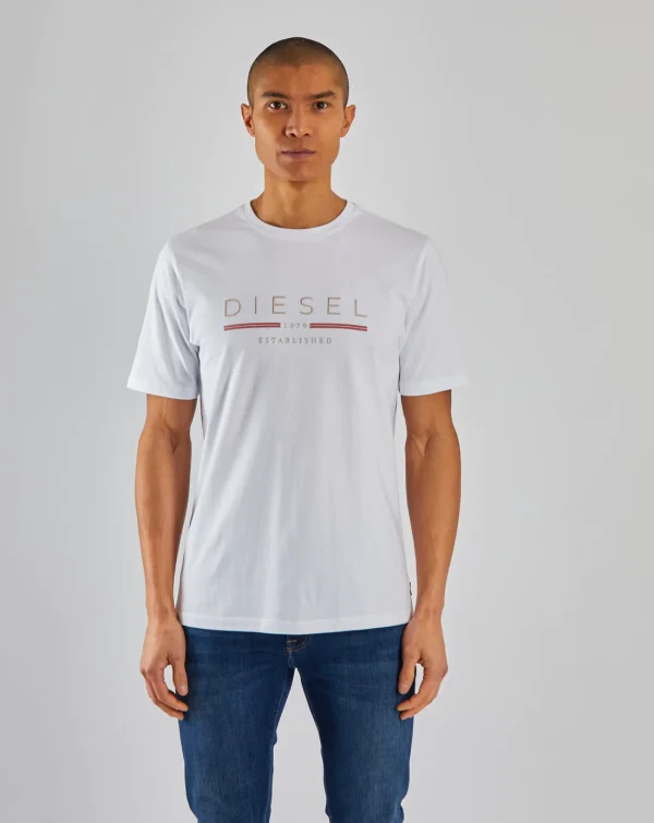 Diesel Jasper Tee Dove White