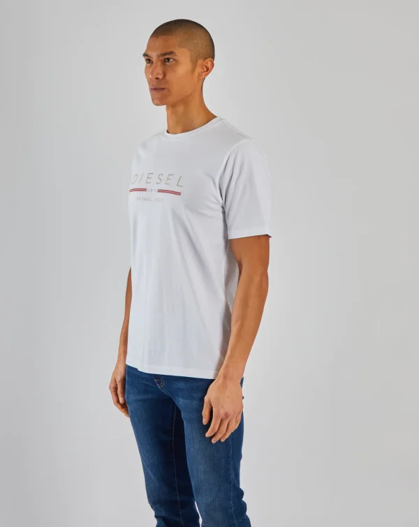 Diesel Jasper Tee Dove White - Image 2