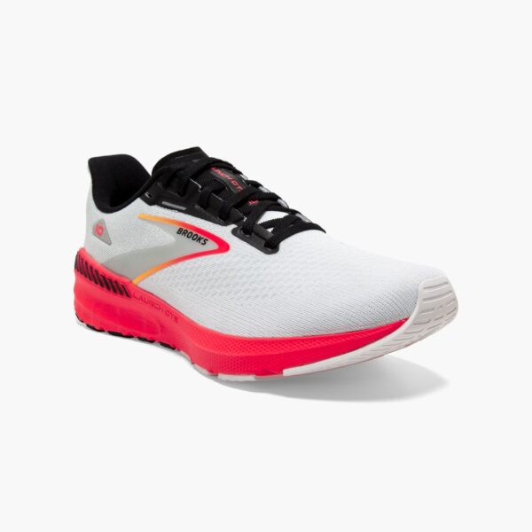 Brooks Launch GTS 10 Ladies - Blue/Black/Fiery coral - Image 4