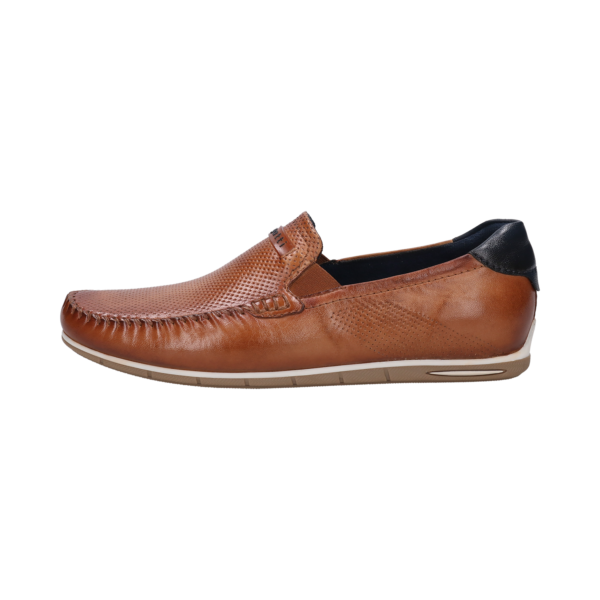 Bugatti Cognac Leather Mocassin - Image 2