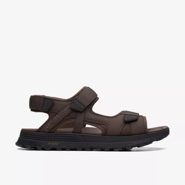 Clarks Mens Sandal ATL Trek Sun Brown Combination