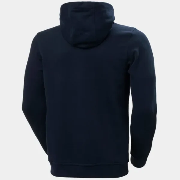 Helly Hansen Logo Full Zip Hoodie - Navy - Image 2