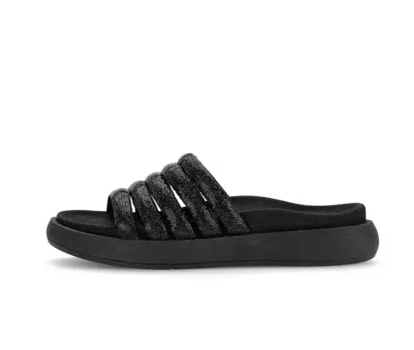 Gabor Ladies Sandal - Mule Black - Image 6