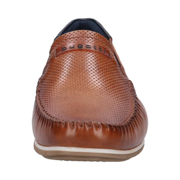 Bugatti Cognac Leather Mocassin - Image 5