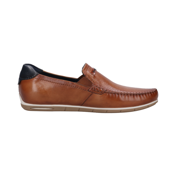 Bugatti Cognac Leather Mocassin - Image 3