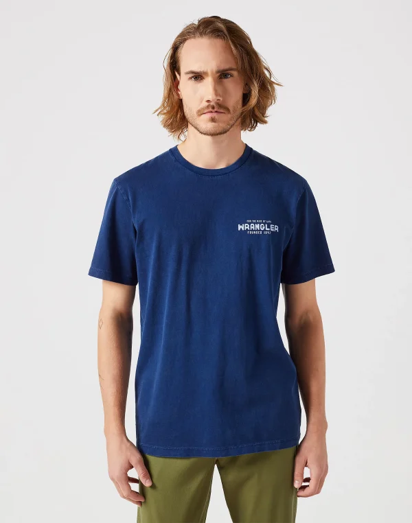 Wrangler Graphic Tee - Navy