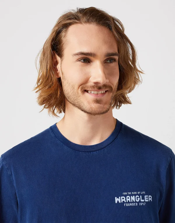 Wrangler Graphic Tee - Navy - Image 4