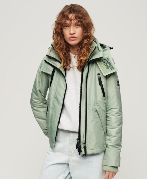 Superdry Hooded Mountain Windbreaker Jacket - Sea Green - Image 3