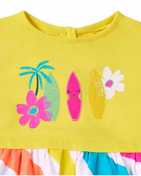 Tuc Tuc Laguna Beach collection - Yellow knit dress - Image 3