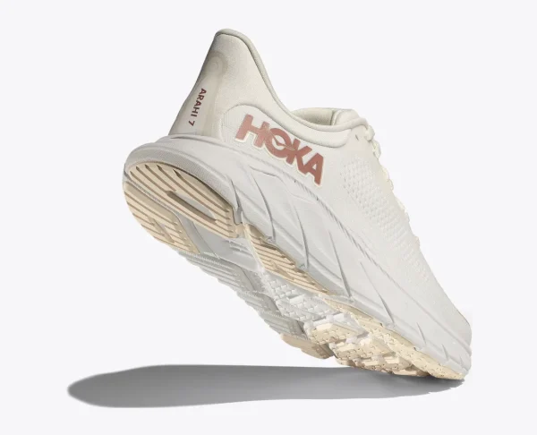 Hoka Arahi 7 - Blanc de Blanc / Rose Gold - Image 2