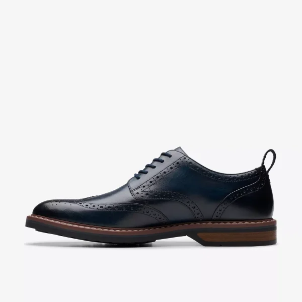 Clarks Aldwin Limit Navy Leather - Image 3