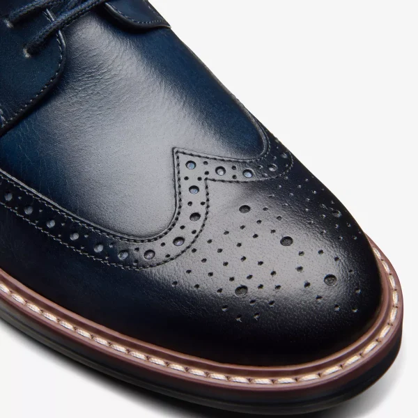 Clarks Aldwin Limit Navy Leather - Image 5
