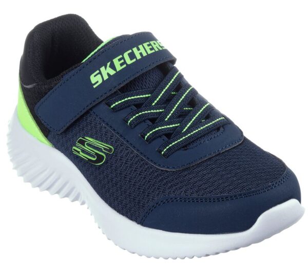 Skechers Boys Bounder Trekzic - Navy/Lime - Image 3