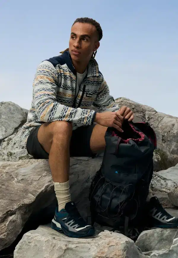 Columbia Sweater Weather Printed Half Zip II - Dark stone/Madras/Multi - Image 3