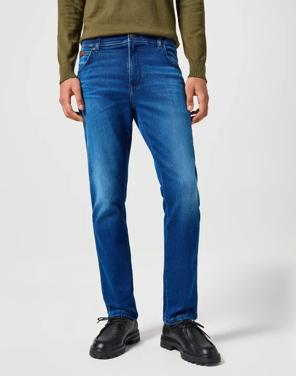 Wrangler Texas Slim Medium Stretch - Blue Jam