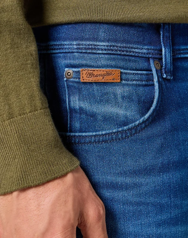 Wrangler Texas Slim Medium Stretch - Blue Jam - Image 5