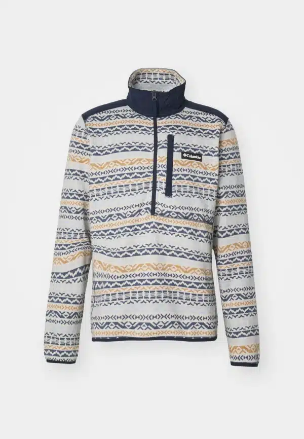 Columbia Sweater Weather Printed Half Zip II - Dark stone/Madras/Multi - Image 5