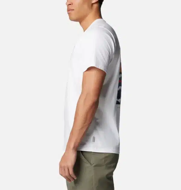 Columbia Explorers Canyon Back Graphic T-Shirt - White - Image 4