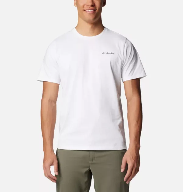 Columbia Explorers Canyon Back Graphic T-Shirt - White - Image 5