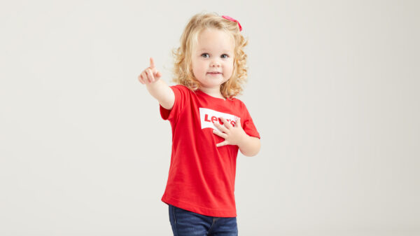 Levi’s Kids Tee - Super Red