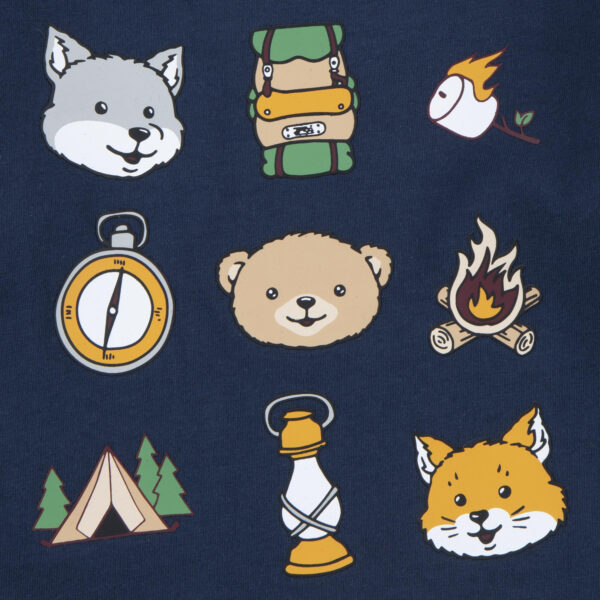 Levi’s Boys Long Sleeve Fox Bear & Wolf Hunting Tee - Image 3