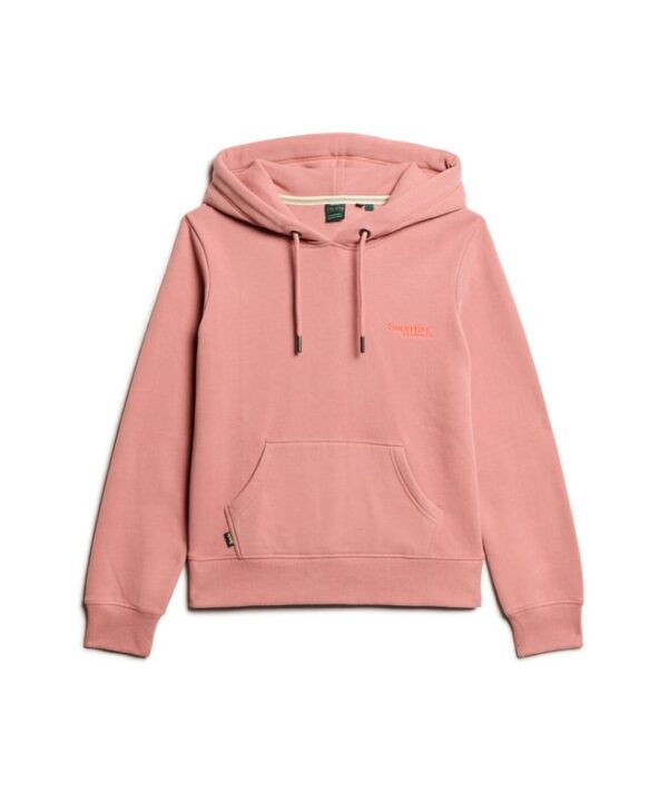Superdry Essential Logo Hoodie - Ash Rose - Image 4