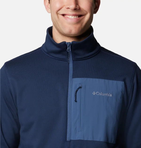 Columbia Hike II Technical Half Zip Fleece - Navy - Image 4