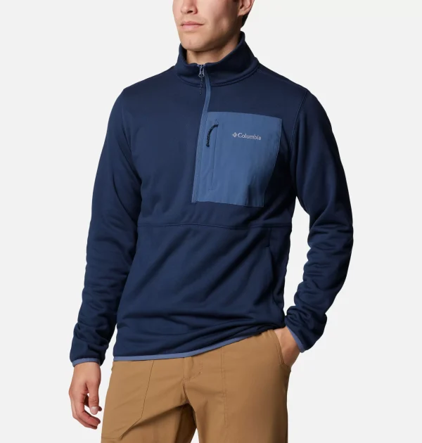 Columbia Hike II Technical Half Zip Fleece - Navy - Image 3