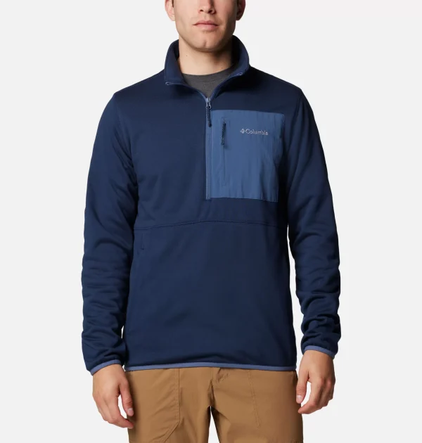 Columbia Hike II Technical Half Zip Fleece - Navy