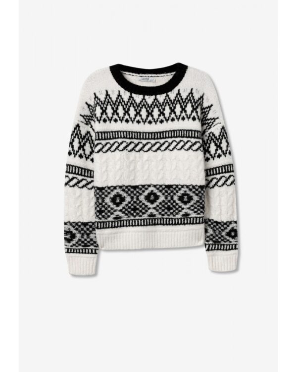 Tiffosi Clete Sweater Black/cream