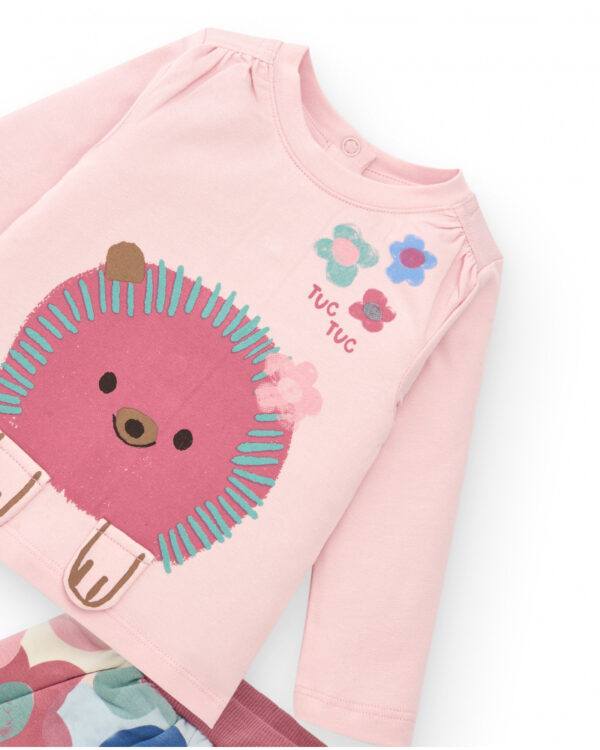 Tuc Tuc Girls Hedgehog Top And Floral Pants - Image 3