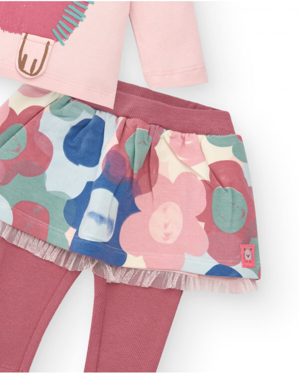 Tuc Tuc Girls Hedgehog Top And Floral Pants - Image 4