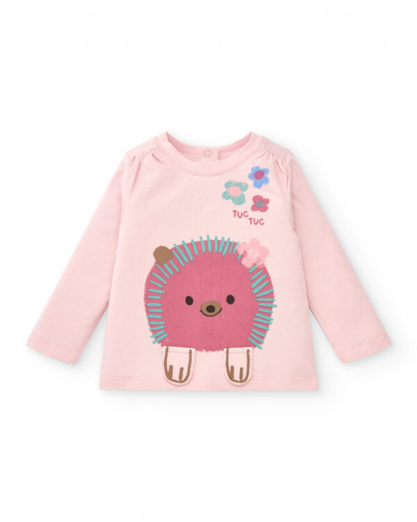 Tuc Tuc Girls Hedgehog Top And Floral Pants - Image 5