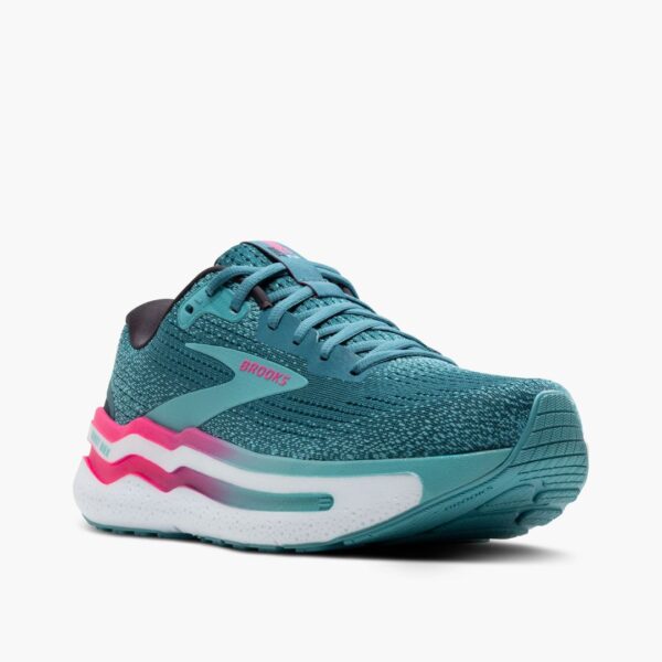 Brooks Ghost Max 2 - Storm Blue/Knockout Pink/Aqua - Image 3