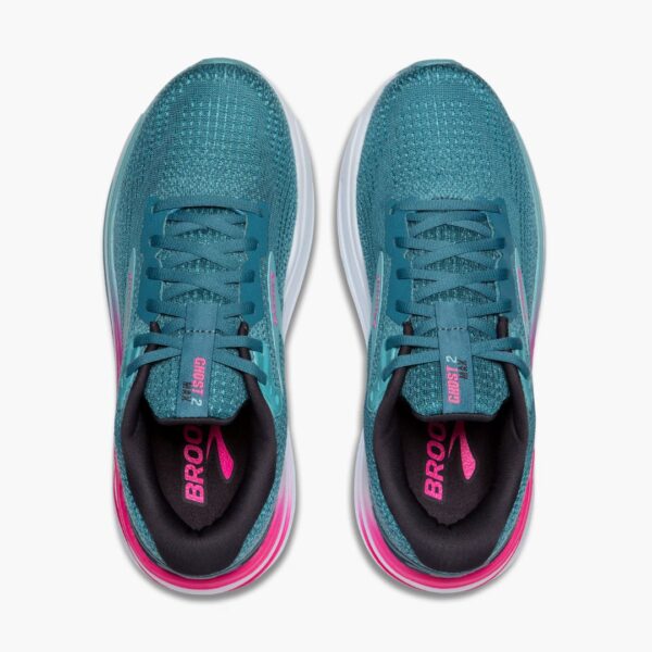 Brooks Ghost Max 2 - Storm Blue/Knockout Pink/Aqua - Image 4