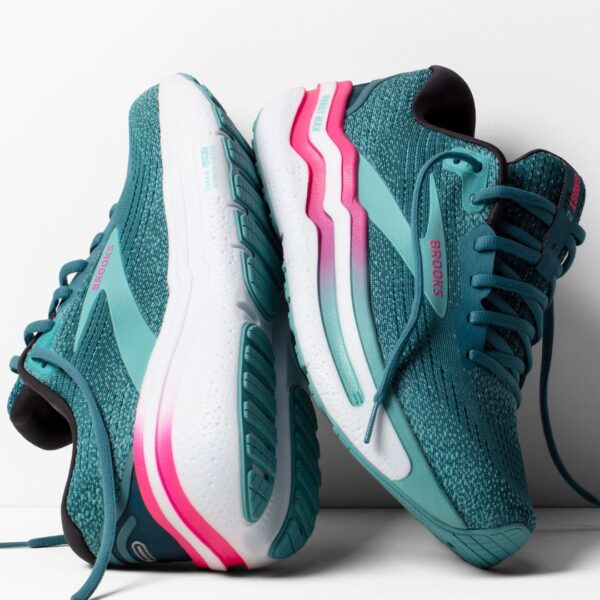 Brooks Ghost Max 2 - Storm Blue/Knockout Pink/Aqua - Image 6