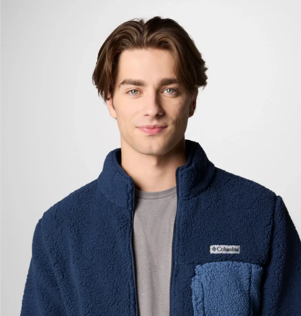 Columbia Mountainside Heavyweight Fleece - Navy - Image 2