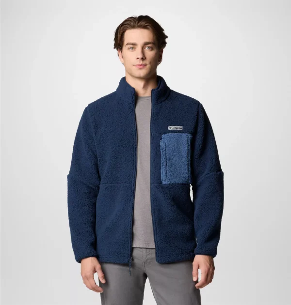 Columbia Mountainside Heavyweight Fleece - Navy - Image 3