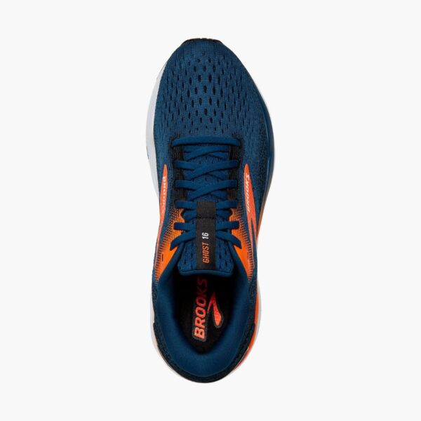 Brooks Ghost 16 -  Blue Opal/Black/Nasturtium - Image 6