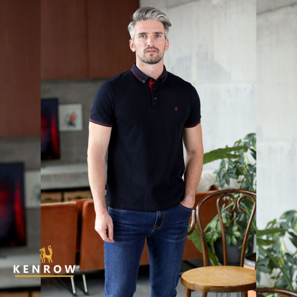 Kenrow Dorian Polo - Navy - Image 2