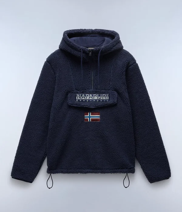 Napapijri Burgee Curly Fleece - Navy