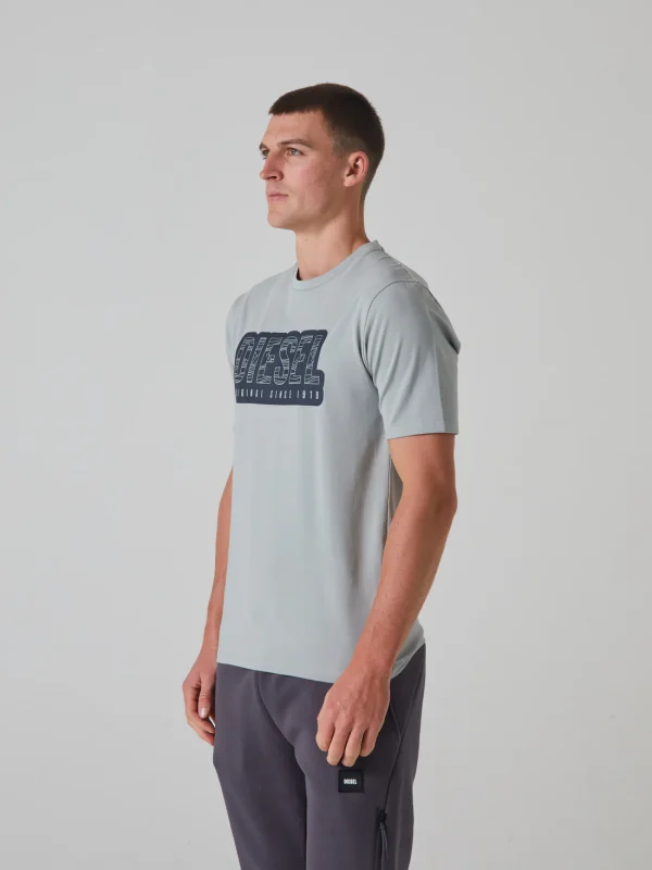 Diesel Kurt Tee - Glacier Ice - Image 3