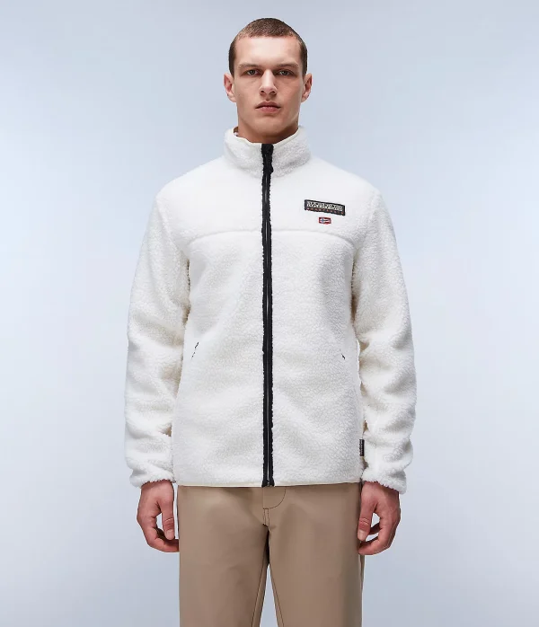 Napapijri Tynik Full-Zip Fleece - Beige - Image 2