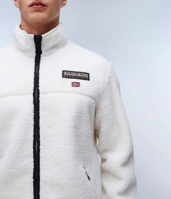 Napapijri Tynik Full-Zip Fleece - Beige - Image 4