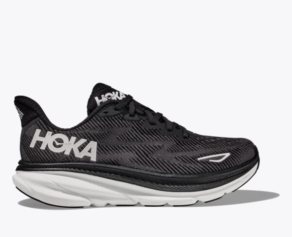 Hoka Clifton 9 - black / white