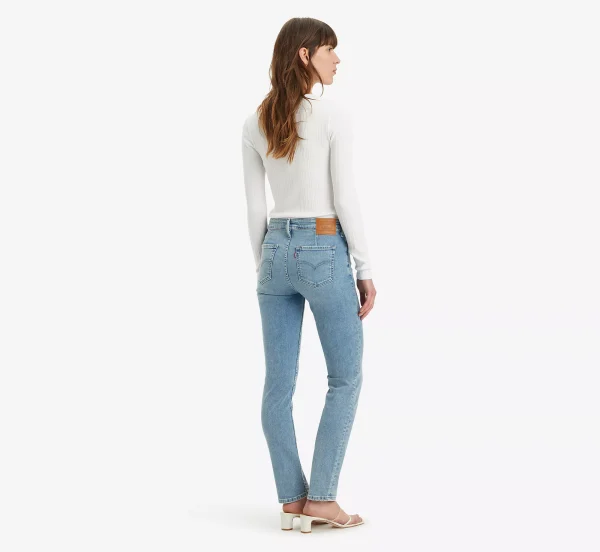 Levi's 712 Slim Welt Pocket Jeans - Blue Wave Light - Image 5