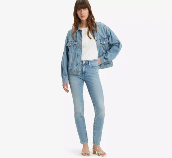 Levi's 712 Slim Welt Pocket Jeans - Blue Wave Light - Image 2