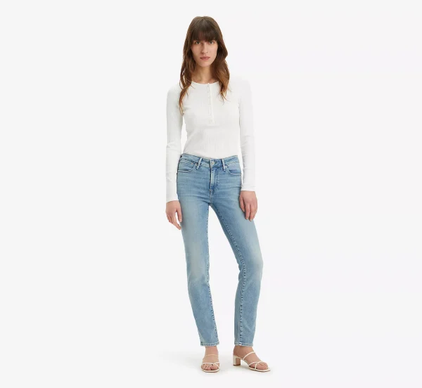Levi's 712 Slim Welt Pocket Jeans - Blue Wave Light - Image 3