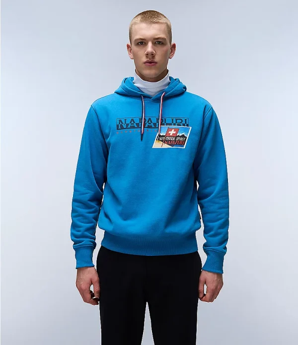 Napapijri Portalet Hoodie - Blue - Image 2