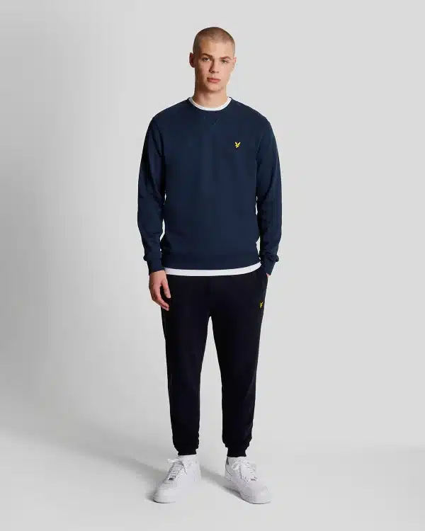 Lyle & Scott Crew Neck Jumper - Navy - Image 2
